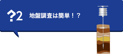 地盤調査は簡単!?